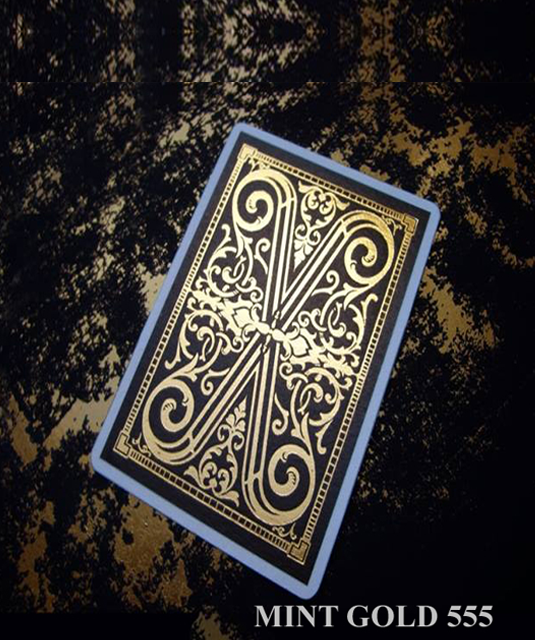 Mint Gold 555 Marked Playing Cards